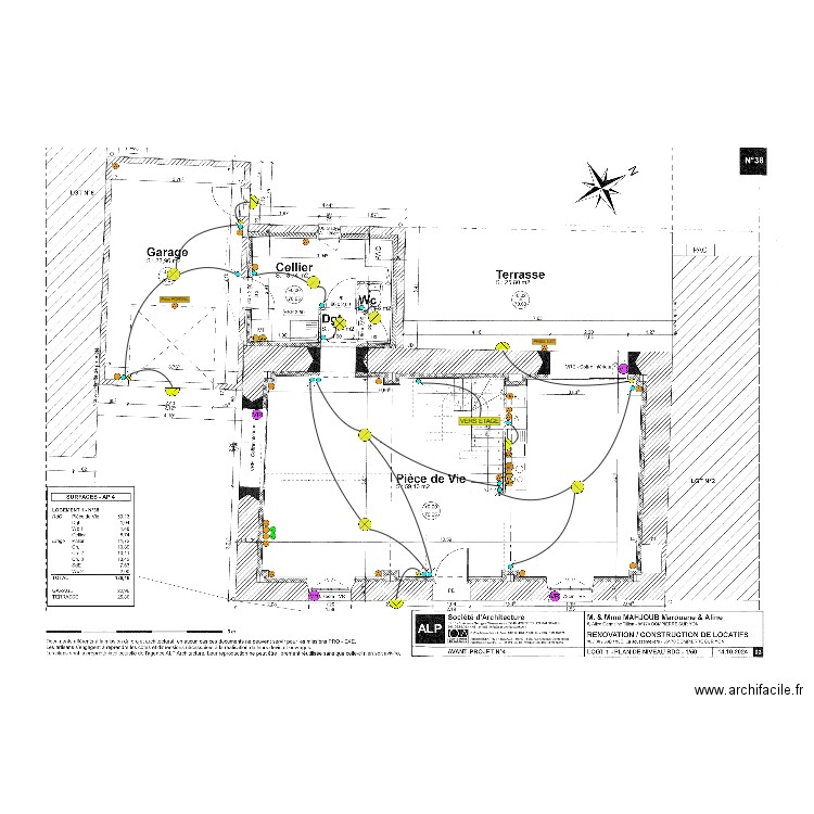 MAHJOUB 38 ELEC RDC. Plan de 0 pièce et 0 m2