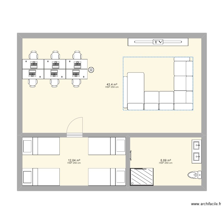 chepa. Plan de 0 pièce et 0 m2