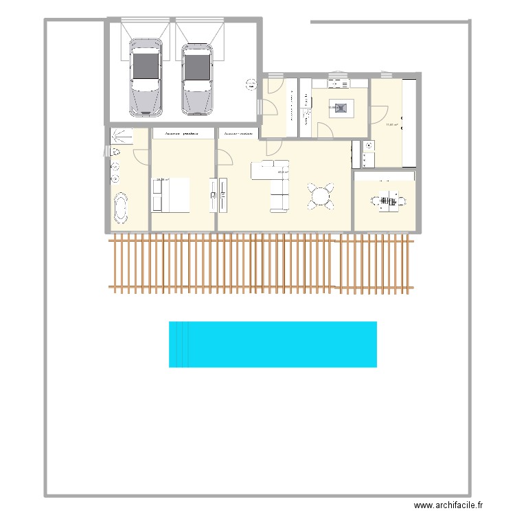 projet 6. Plan de 5 pièces et 102 m2