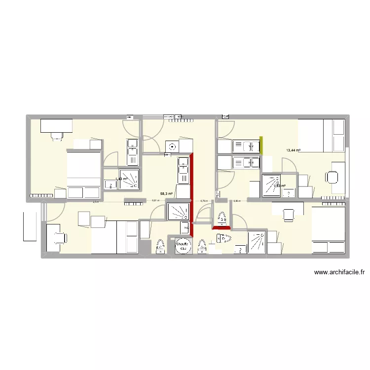 ST HERBLAIN MAYENNE VF2-2. Plan de 