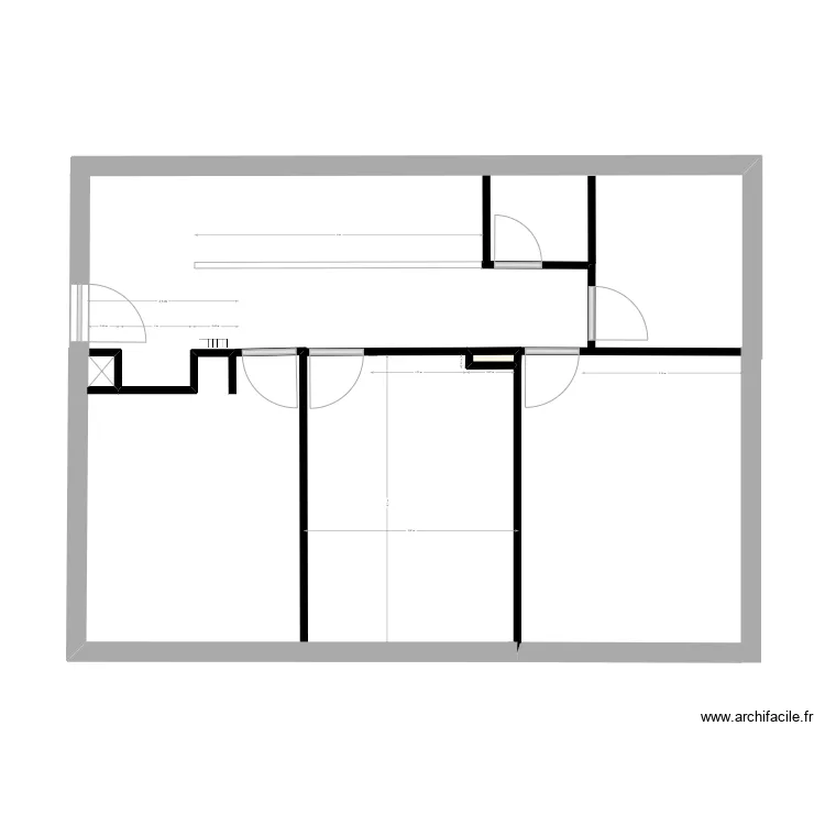 Etage Tourrettes. Plan de 