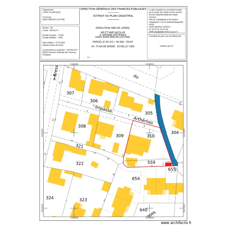A2 DEMOLITION NICOLAS. Plan de 0 pièce et 0 m2