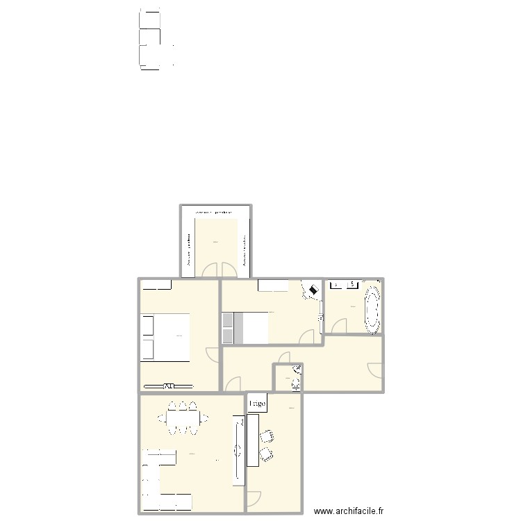 Plan. Plan de 7 pièces et 922 m2