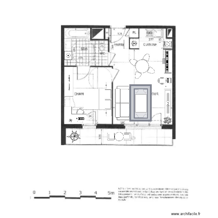 Appart n°2. Plan de 0 pièce et 0 m2