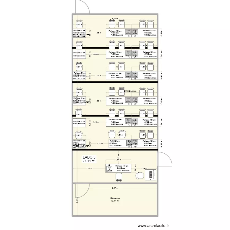 Labo 3 (TP) Vdef. Plan de 2  et 85 m²