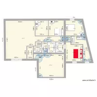 chambre extension wc dressing existant