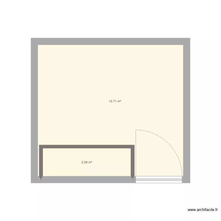 FEUNTEUN. Plan de 2 et 16 m² FEUNTEUN. Plan de 2 et 16 m²