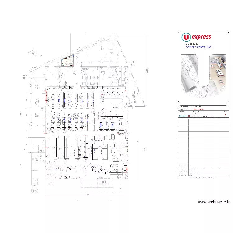 Labo 1 17m&sup2; - UE Corbelin V2. Plan de 