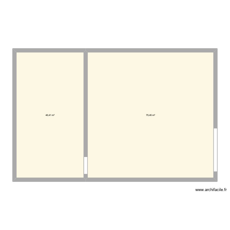 local mat&eacute;riel la mazzarine. Plan de 0 pièce et 0 m2