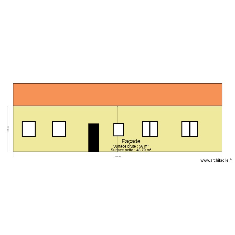 plan maison facades. Plan de 0 pièce et 0 m2