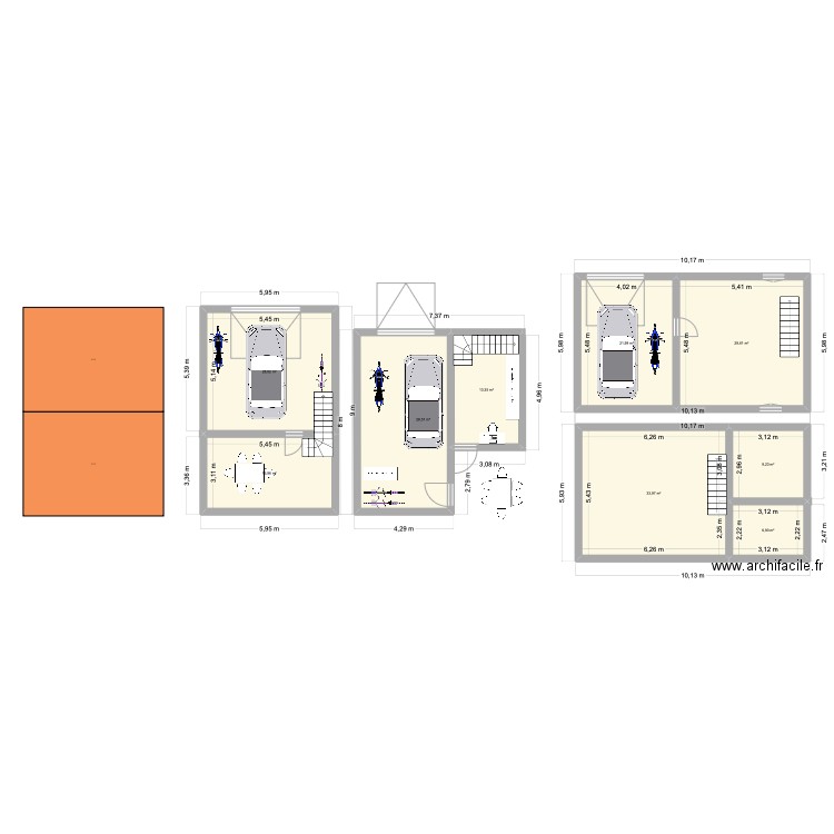 Alex 41. Plan de 9 pièces et 189 m2