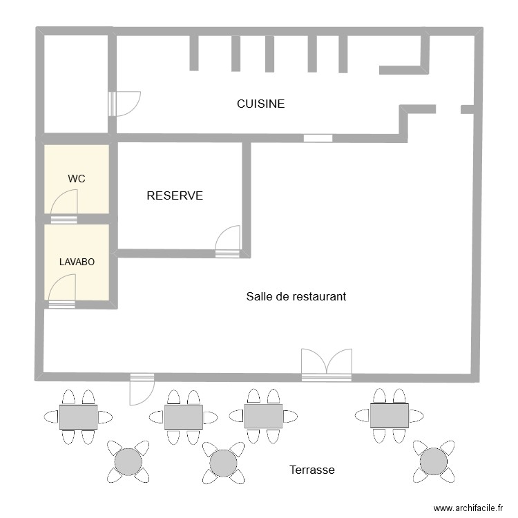 Plan basilic and co. Plan de 2 pièces et 10 m2