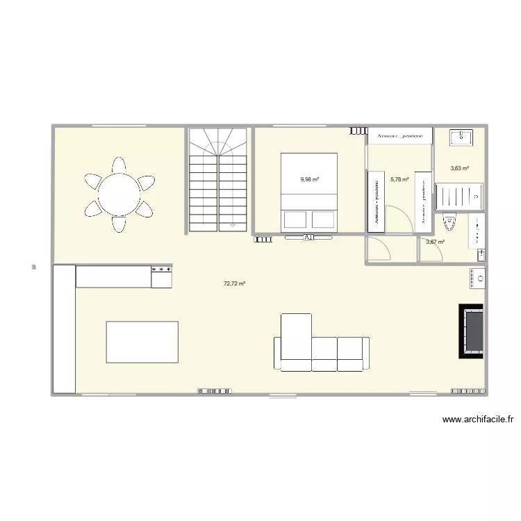 plan rez de chauss&eacute;e 2. Plan de 