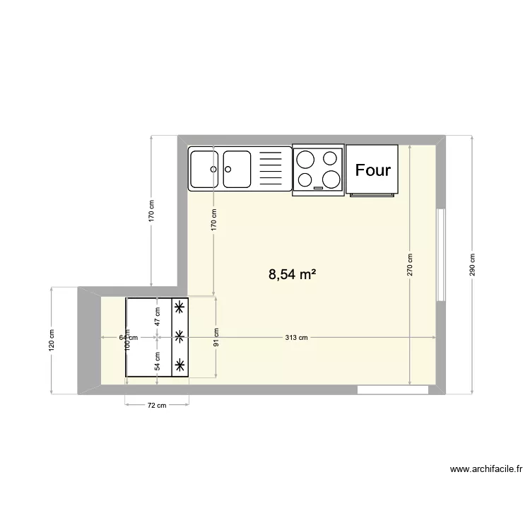 CUISINE-F9. Plan de CUISINE-F9. Plan de
