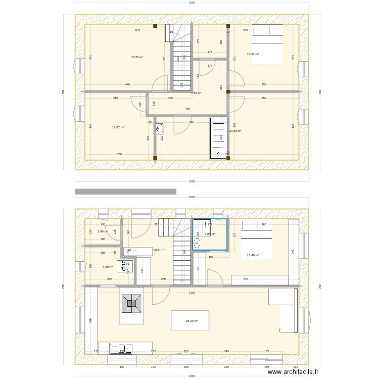 BEYNAT V2025. Plan de 11 pièces et 148 m2