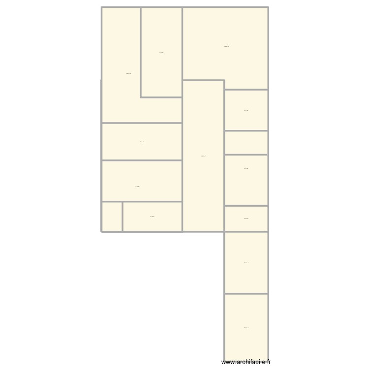 atelier RDC. Plan de 12 pièces et 806 m2