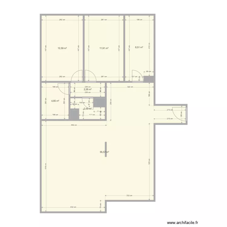 Vaugirard 235. Plan de 