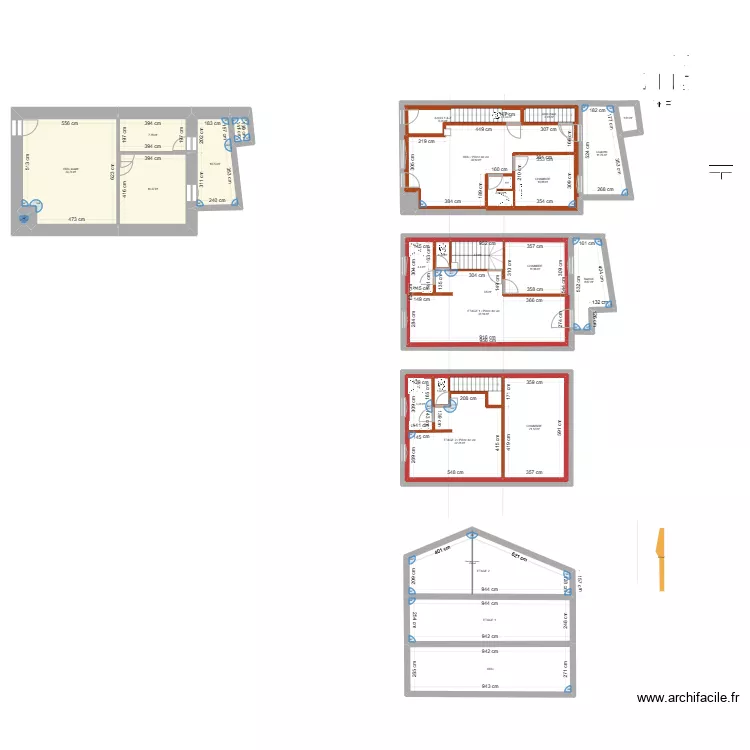 appartement. Plan de 