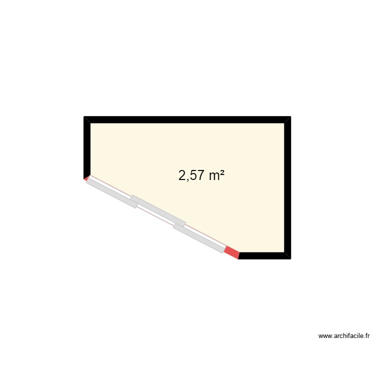 cage. Plan de 0 pièce et 0 m2