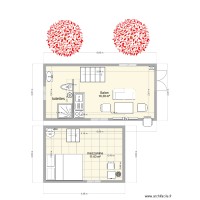 tiny house architecture 18.60m2