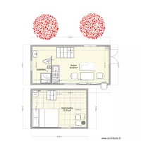 tiny house architecture 18.60m2