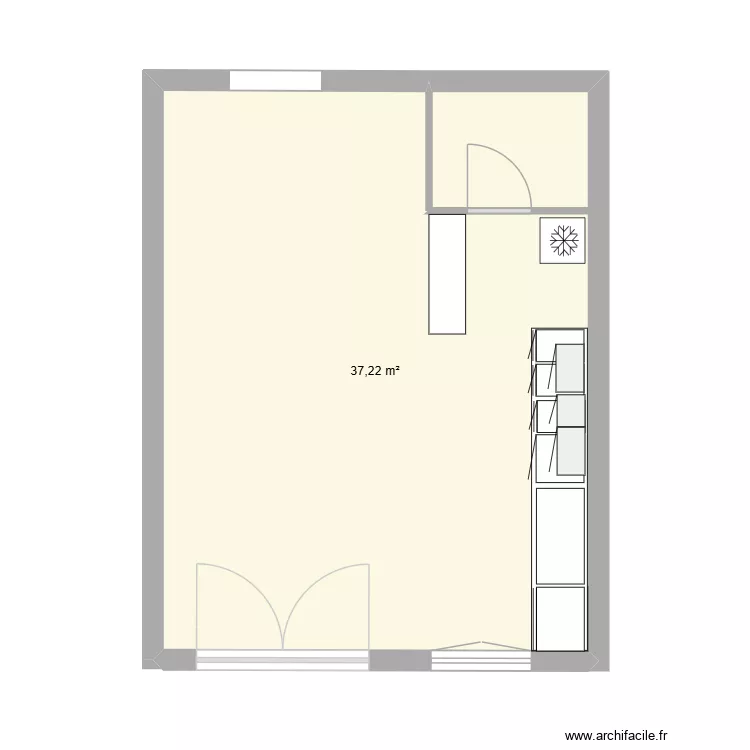 plan cuisine. Plan de 1 Pièce et 37 m² plan cuisine. Plan de 1 Pièce et 37 m²
