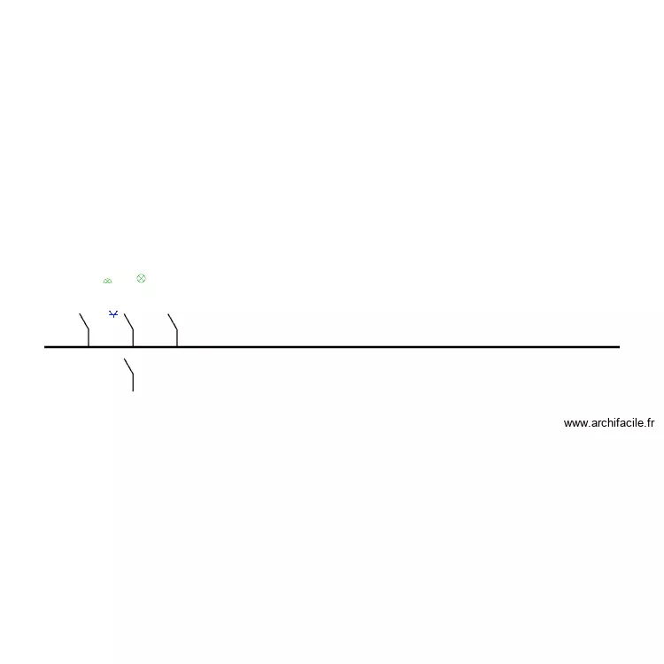 Schema unifilaire Dampremy. Plan de 