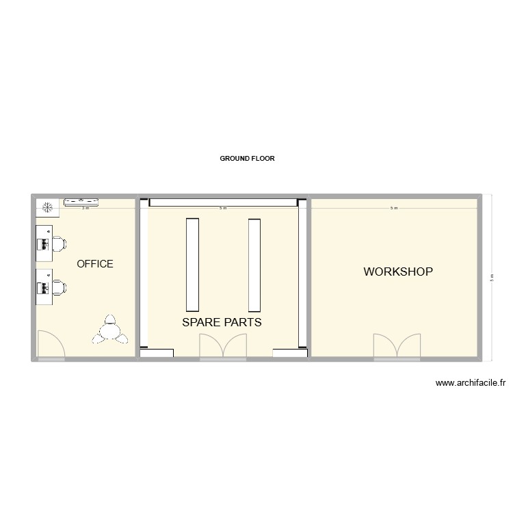 bureau2. Plan de 0 pièce et 0 m2