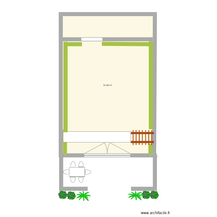 shop ngalagne. Plan de 1 pièce et 62 m2