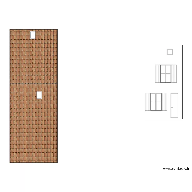 Facade Riverie. Plan de Facade Riverie. Plan de