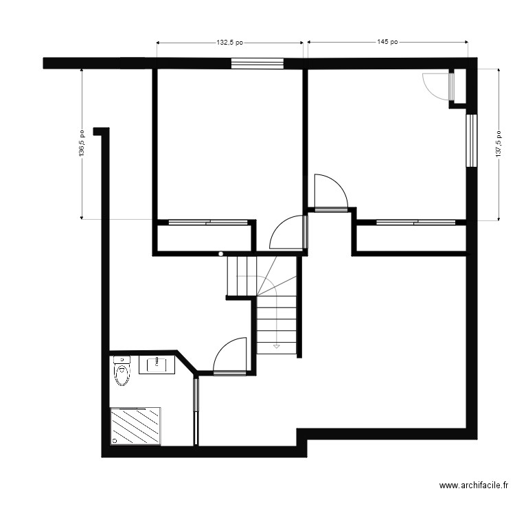 simard Vide. Plan de 0 pièce et 0 m2