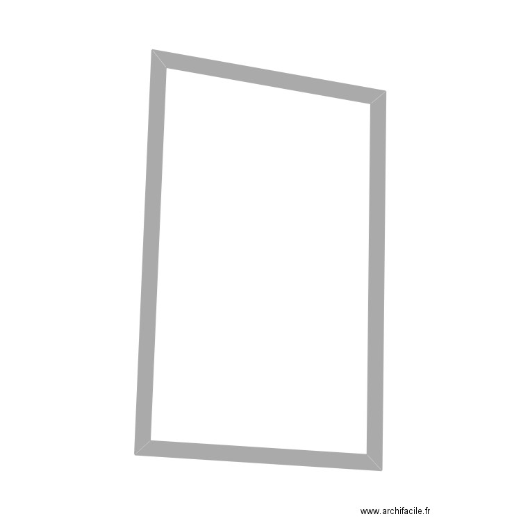 dépot F. Plan de 1 pièce et 22 m2