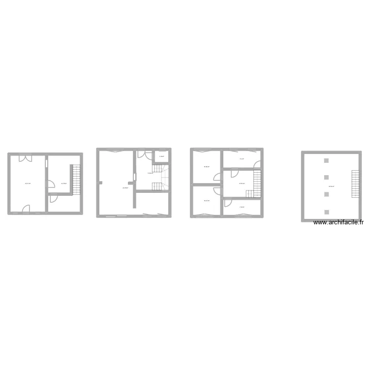 Maison oph&eacute;lie. Plan de 11  et 196 m²