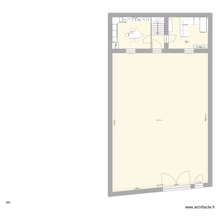 Projet Audrieu 4. Plan de 