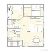Grande chambres sans couloir