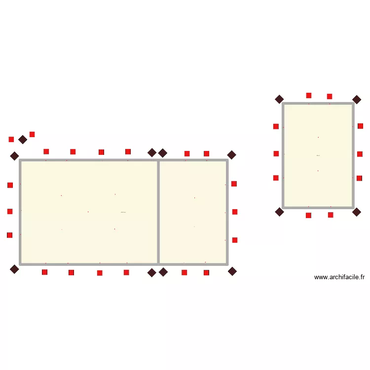 MERCIER. Plan de 2  et 596 m²