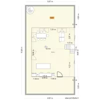 chalet avec terrasse et local garage