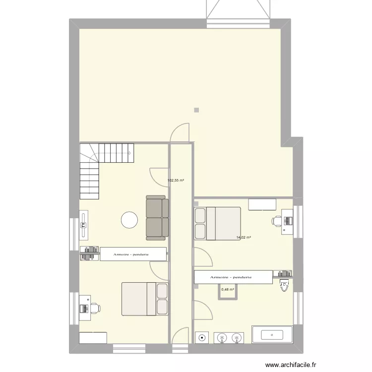 sous sol Corbieres. Plan de 3 et 118 m² sous sol Corbieres. Plan de 3 et 118 m²