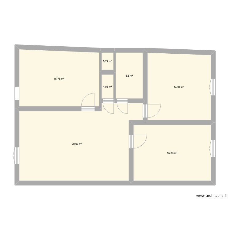 plan appart vigy petit . Plan de 0 pièce et 0 m2