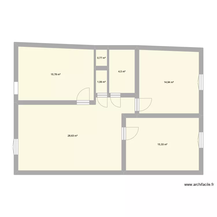 plan appart vigy petit . Plan de 0 pièce et 0 m2