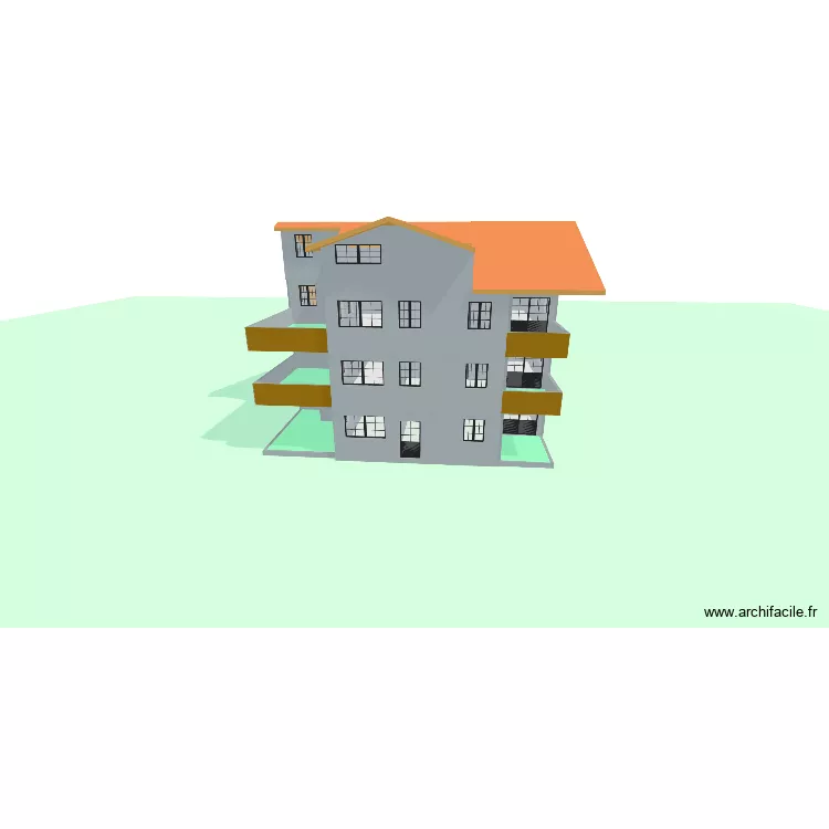 Les Frênes Toiture avec 2 chiens assis 03.04.2026. Plan de 37 et 502 m² Les Frênes Toiture avec 2 chiens assis 03.04.2026. Plan de 37 et 502 m²