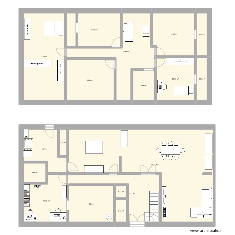 Audruicq. Plan de 18 pièces et 271 m2