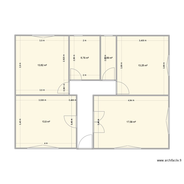 Origin La garde. Plan de 6 pièces et 66 m2