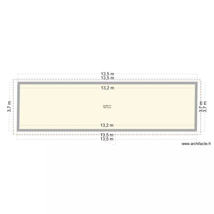 D&eacute;pendance 1. Plan de 0 pièce et 0 m2