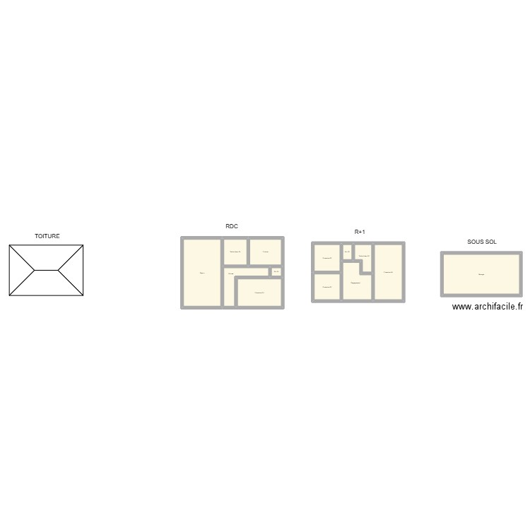 350602253. Plan de 13 pièces et 160 m2