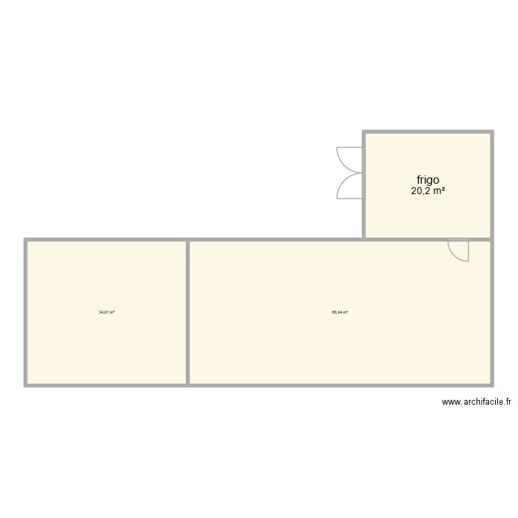 couvre. Plan de 3 pièces et 121 m2