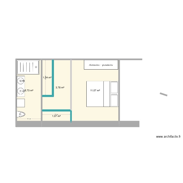 morganraynal suite 1. Plan de 0 pièce et 0 m2