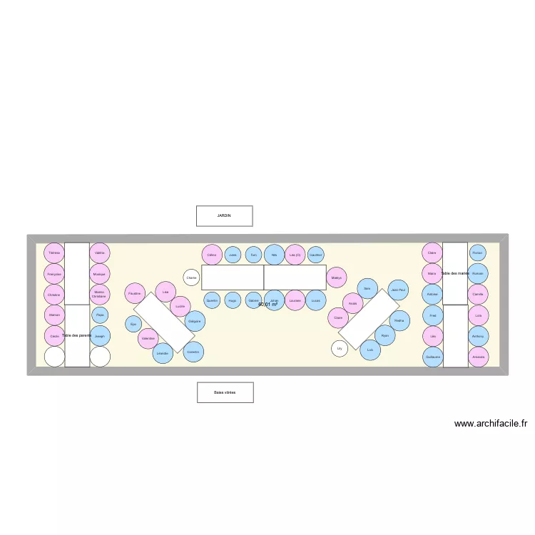 Plan de table. Plan de 