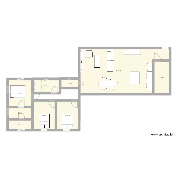 Plan Andrea. Plan de 9 et 111 m² Plan Andrea. Plan de 9 et 111 m²