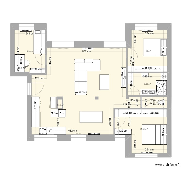 V2 2. Plan de 0 pièce et 0 m2